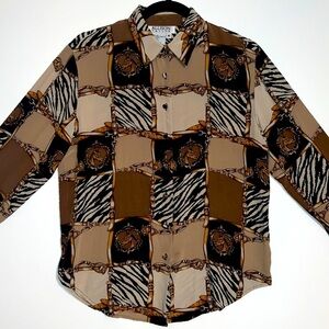 Vintage Silk Horse Allison Taylor Size M​​​